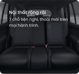 Nội thất rộng rãi